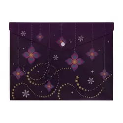 پوشه دکمه دار طرحدار پاپکو کد 114