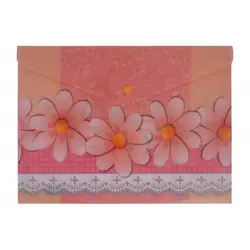 پوشه دکمه دار طرحدار پاپکو کد 114