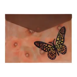 پوشه دکمه دار طرحدار پاپکو کد 114