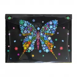 پوشه دکمه دار طرحدار پاپکو کد 114