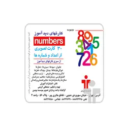 کارت دید آموز اعداد انگلیسی