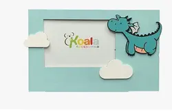 قاب عکس چوبی کودکانه طرح اژدها koala accessories