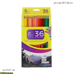 مداد رنگی 36 رنگ ایرانی ام کیو