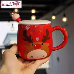 ماگ سرامیک قاشق گوزن کریسمس