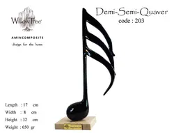 مجسمه امین کامپوزیت مدل سه لا چنگ کد 203 Amin Composite Demi Semi Quaver 203 Statue