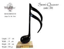 مجسمه امین کامپوزیت مدل دولا چنگ کد 201Amin Composite Semi Quaver 201 Statue