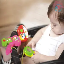 3111A - آويز موزيکال موبايل  Stroller Bar Musical Toy Sets