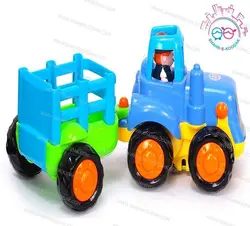 326AB تراکتورهمراه با يدک کش / بولدوزر هولي تويز (هر عدد) - Happy Engineering Vehichles