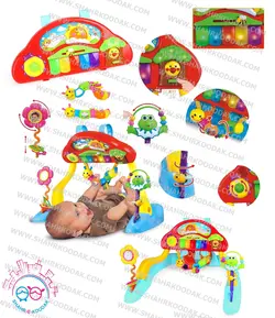 آويز بازي چند کاره خورشيد با پيانو هولي تويز 786 - Huile Toys Intelligent Multi Fanctional Fitness Piano