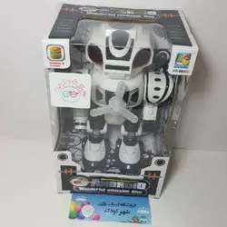 #۱۱۷۳# آدم آهنی دیسک پرتاب کن سفید مشکی -  kd8808c   -  wonderful emission disc - ken di long