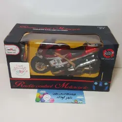 #۱۱۷۰# موتور سیکلت باتری خور کنترلی -۸۸۱۷- رنگ قرمز- radio control motorcycle - jakmean jiaming toys