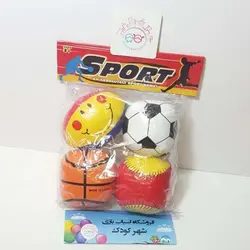 #۱۲۲۰# توپ ابری آپارتمانی ۴تایی سایز کوچک - sport