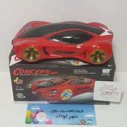#۱۲۰۳# ماشین چرخ مخفی - رنگ قرمز - yj568a  - concept car - yijun
