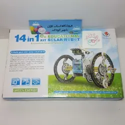 #۱۱۵۲# ربات خورشیدی ۱۴ در ۱ کد ۲۱۱۵ - educational solar robot -  cute sunlight