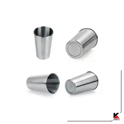 ست لیوان استیل کاور چرمی