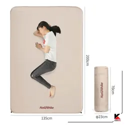 زیرانداز بادی نیچرهایک مدل Two Person Self-inflating Cushion