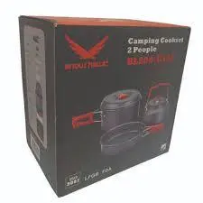ست ظروف کوهنوردی و کمپینگ دو نفره اسنوهاک مدل Snow Hawk BL200 C11A