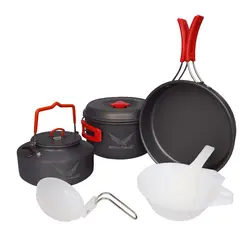 ست ظروف کوهنوردی و کمپینگ دو نفره اسنوهاک مدل Snow Hawk BL200 C11A