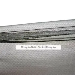 تخت آویز (ننو) شمعی دو نفره پشه بنددار اتومات