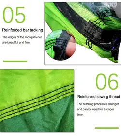 تخت آویز (ننو) شمعی دو نفره پشه بنددار اتومات