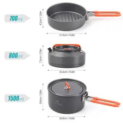 ست قابلمه ماهیتابه کتری فایرمپل مدل Feast 2