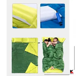 کیسه خواب الیاف نیچرهایک مدل Double With Pillow