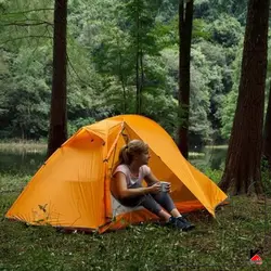 چادر کوهنوردی 1 نفره نیچرهایک مدل Cycling 210T + زیرانداز