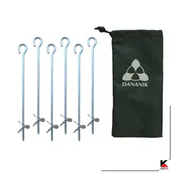 میخ چادر MK320 F بسته 6 عددی