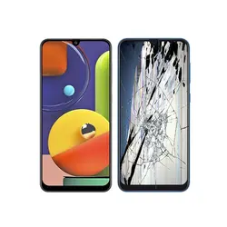 تعویض گلس samsung A50s - کوک موبایل