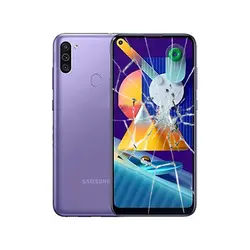 تعویض گلس samsung M11 - کوک موبایل