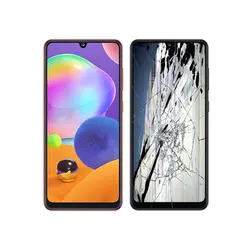 تعویض گلس samsung A31 - کوک موبایل