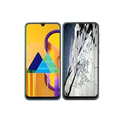 تعویض گلس samsung M30s - کوک موبایل