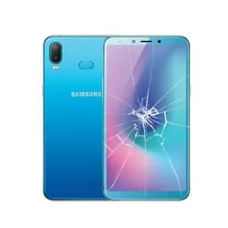 تعویض گلس گوشی گلکسی A6s سامسونگ - کوک موبایل
