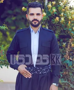 لباس کردی مردانه مدل بارزانی با شال کمر