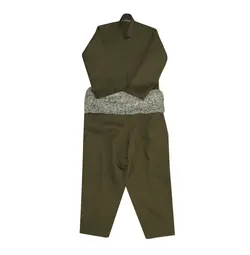 لباس کردی پسرانه مدل نچیری رنگ قهوه ای