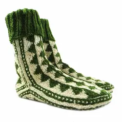 جوراب پشمی دستباف سنتی کردستان کد 181 سایز 40-41