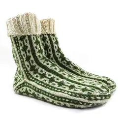 جوراب پشمی دستباف سنتی کردستان کد 185 سایز 41-42