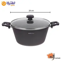 قابلمه گرانیتی سایز 28 نورا کاج نچسب