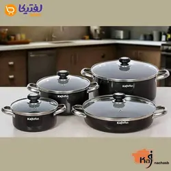 سرویس 8 پارچه درب پیرکس لینا PTFE نوک مدادی کاج نچسب