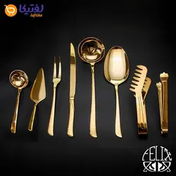 سرویس قاشق چنگال فیلیکس طلایی 157 پارچه مدل 145MW