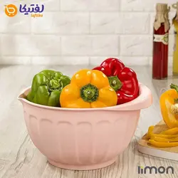 کاسه میکس کنگره ای لیمون سایز 2