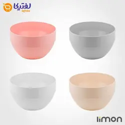 ست کاسه گرد سه سایز ساده لیمون