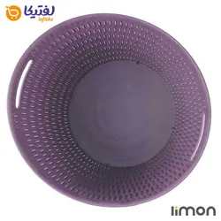 سبد رخت گرد طرح بامبو لیمون