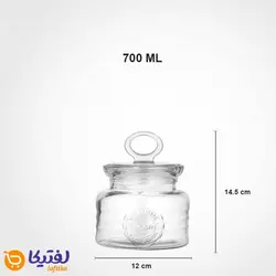 بانکه روستیک شیشه ای 700 میلی لیتر لیمون