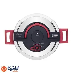 زودپز دو دسته کاندید مدل هلیوس با درب پیرکس 6 لیتری