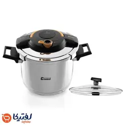 زودپز دو دسته کاندید مدل هلیوس با درب پیرکس 6 لیتری