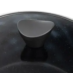 سرویس قابلمه گرانیتی 10 پارچه کاندید مدل اوشن رنگ دودی