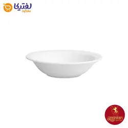 چینی زرین سالاد خوری 6 نفره هتلی سفید