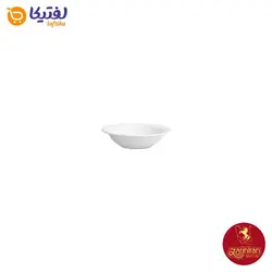 چینی زرین سالاد خوری 1 نفره سفید هتلی