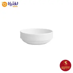 چینی زرین پیاله 14 (سالاد خوری کوچک) سفید هتلی
